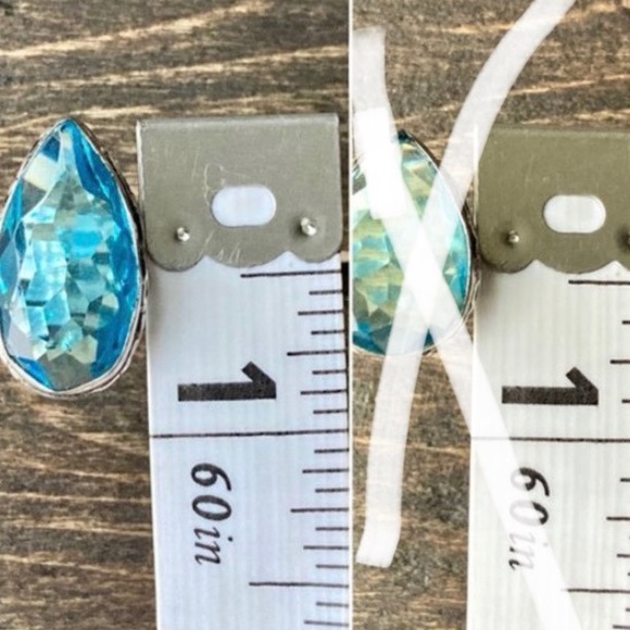 Blue Topaz Size 9 Sterling Silver Gemstone Ring New - Picture 11 of 12